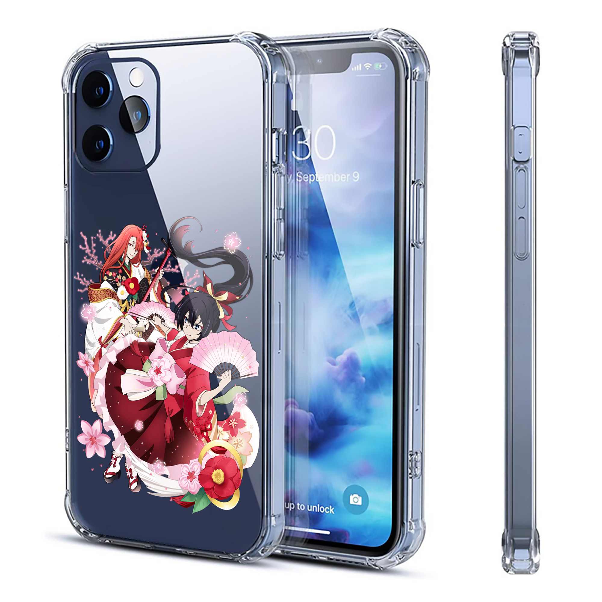 （画像用） 文豪ストレイドッグス Bungo Stray Dogs 【iPhone 12シリーズ対応】透明スマホケース（クリアソフトケース）